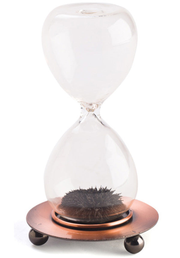 Unique Magnetic Sand Timer with Metal Stand for Creative Sculptures