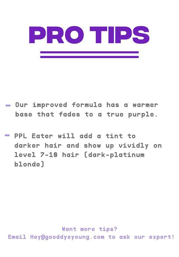 PPL Eater Semi - Permanent Hair Colour | A Stunning Purple Shade