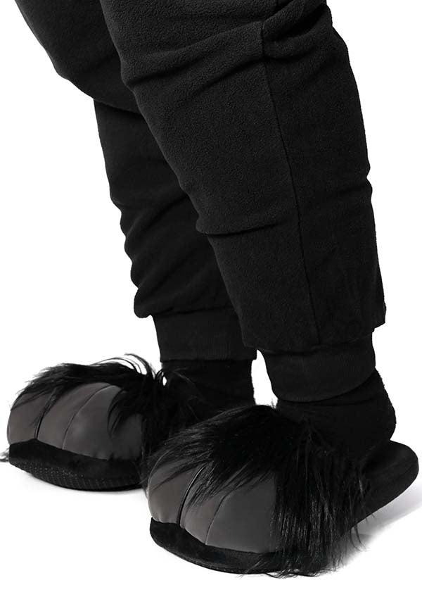 Super Comfy and Plush Krampus Hoof Vegan Slippers