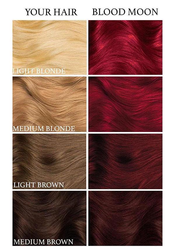 Blood Moon Semi - Permanent Hair Dye for Long - lasting Glowing Color