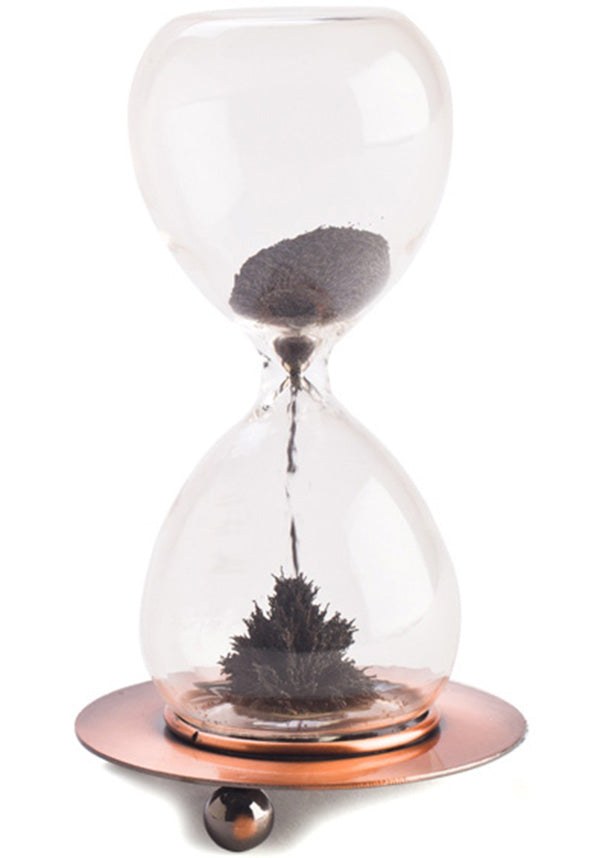 Unique Magnetic Sand Timer with Metal Stand for Creative Sculptures