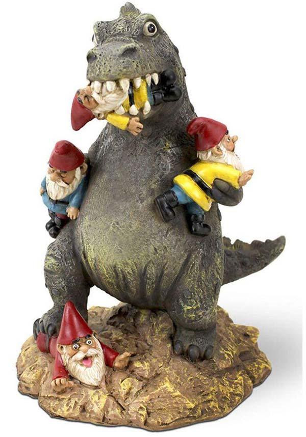 The Great Garden: Hilarious Gnome Massacre with a Terrifying T-Rex Statue