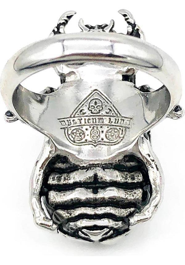 Nature - Inspired Stainless Steel Beetle Ring for Endless Wear
