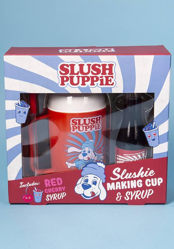 Limited Edition Red Cherry Syrup and Slushie Making Cup Set