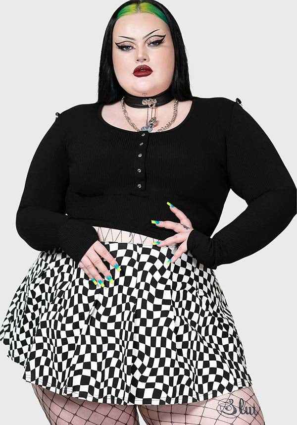 Punk and Wave Style Mini Skirt for Fashion Lovers