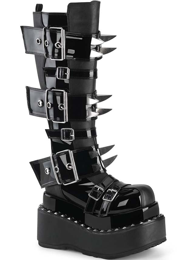 BEAR-215 Black Platform Boots - Preorder Now!