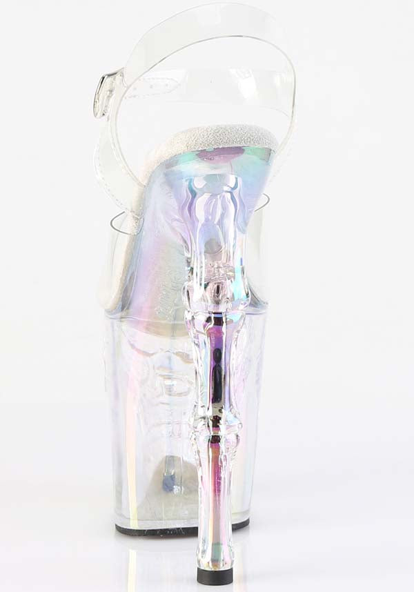 PREORDER - RAPTURE-808HT Clear Platform Heels for a Stunning Look