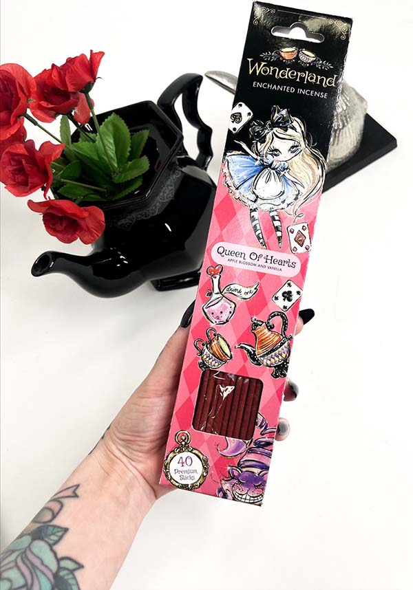 Wonderland Themed Incense Sticks Set Along With a Handy Incense Holder