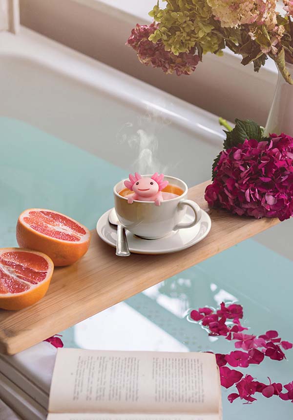 Fred's Relaxing Axolotl Tea Infuser - A Charming Way to Brew Tea