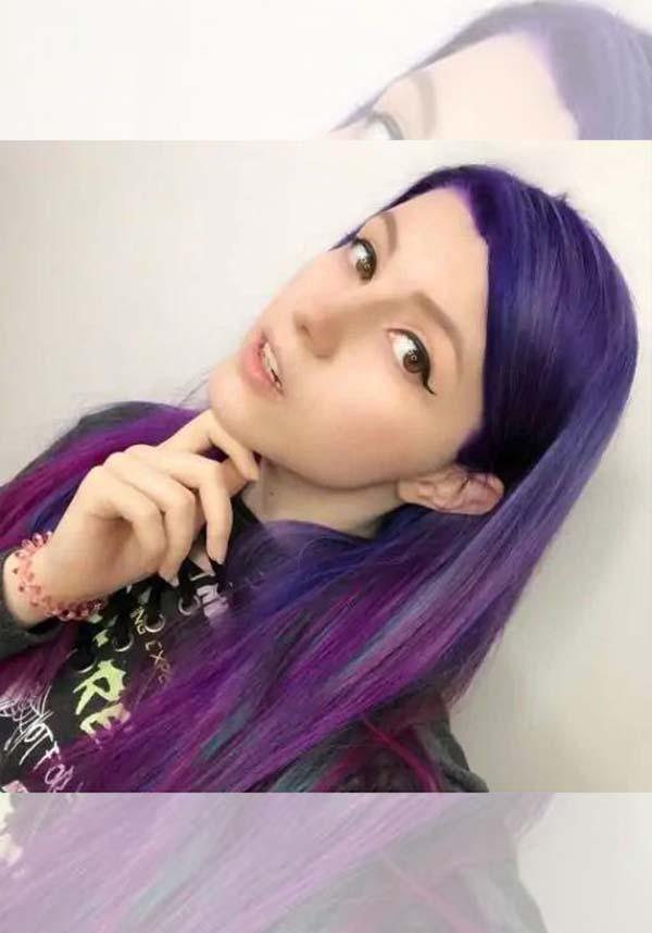 Punky Semi - Permanent Plum Hair Colour for Whimsical Looks