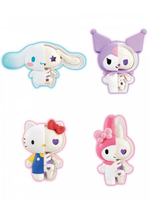 Sanrio Adorable Kaitai Fantasy Fancy PVC Figure Set of 4