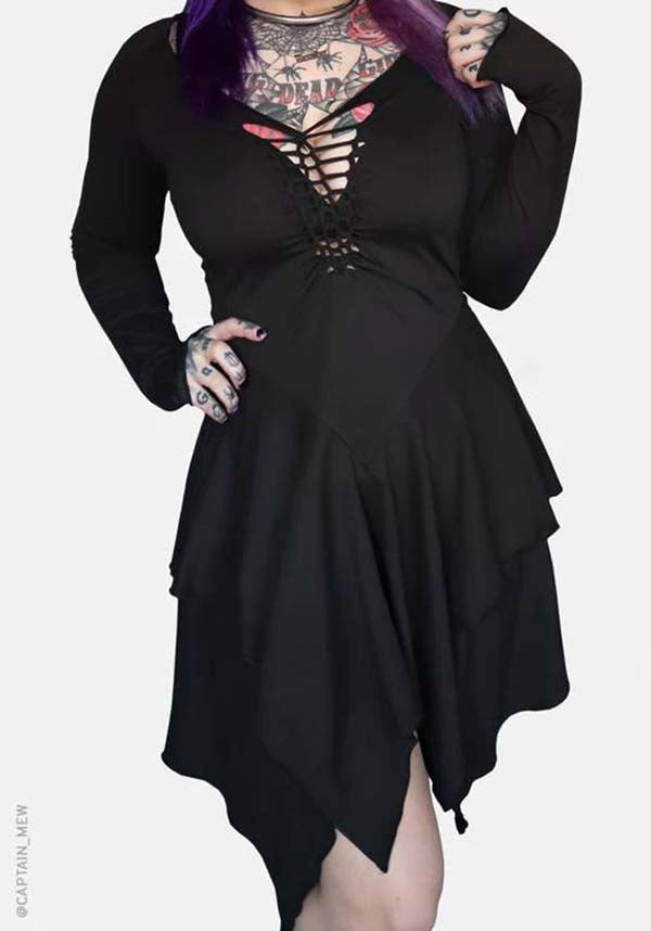 Bellatrix Witchy Style Ultra - Soft Mini Dress for Cozy Wear
