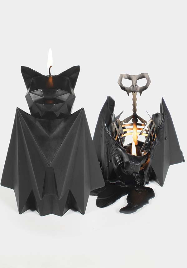 Mystical Black Blaka Bat PyroPet Candle