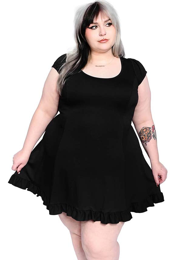 Marie Adjustable Satin Bow Stretch Ponte Holiday Dress
