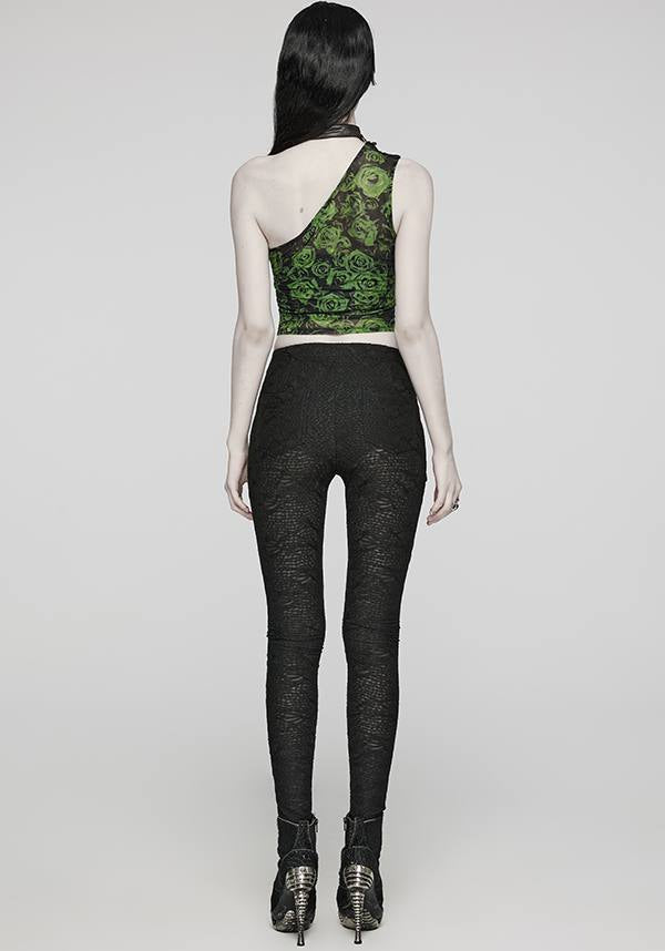 Punk Rave Philomena Asymmetric Mesh Top - Bold and Unique