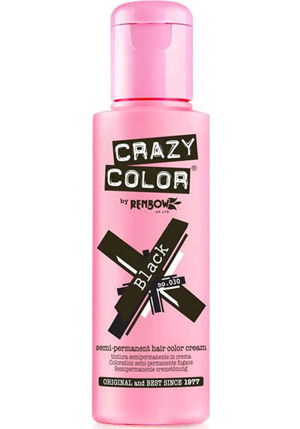 Black Semi - permanent Hair Colour - Crazy Color
