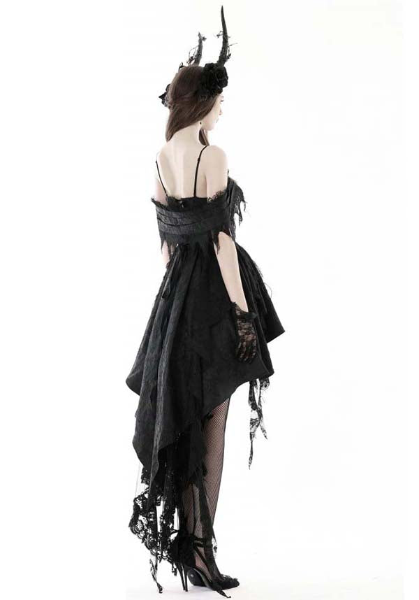 Enchanting Off - the - Shoulder Runaway Princess Polyester Dress