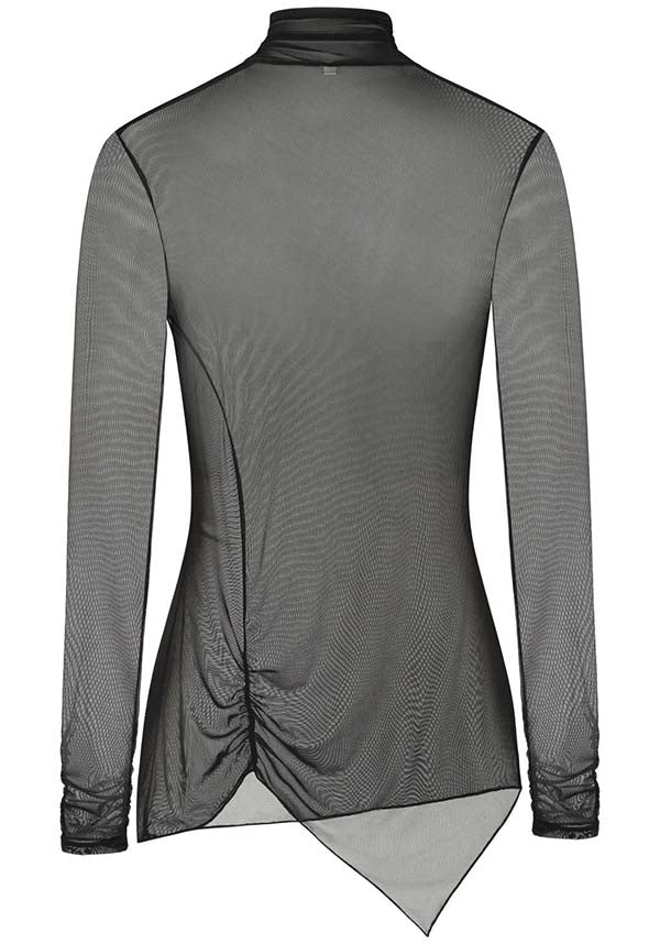 Minerva Mesh Long Sleeve Women's Fashion Top