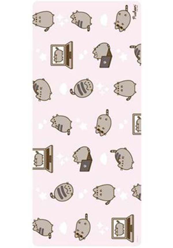 XXL Pusheen Pink Pattern Gaming Mat for Enhanced Office and Gaming Setups