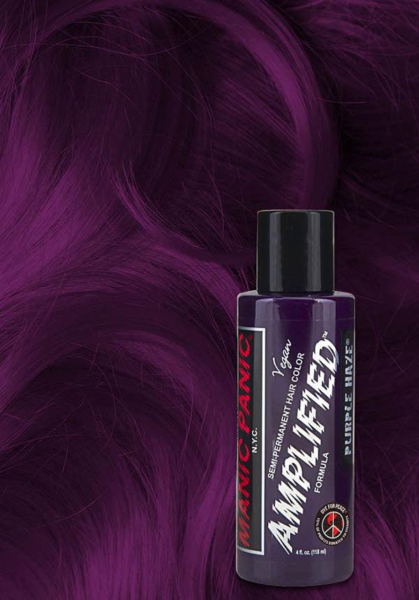 Amplified Semi - Permanent Purple Haze Hair Color Inspired by Jimi Hendrix