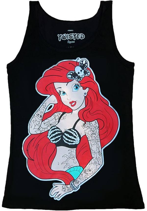 Twisted Little Mermaid Ariel Women's Classic Singlet Tank Top