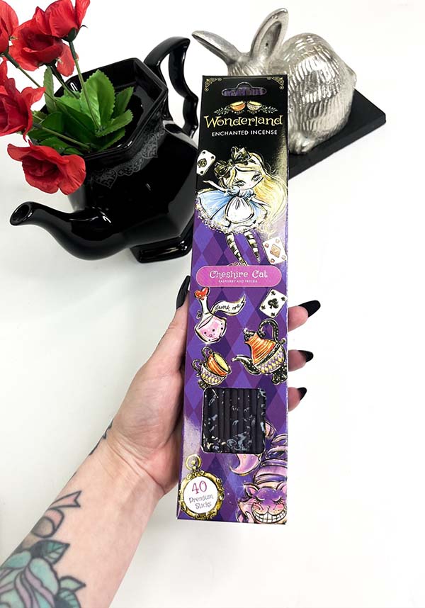 Wonderland Themed Incense Sticks Set Along With a Handy Incense Holder