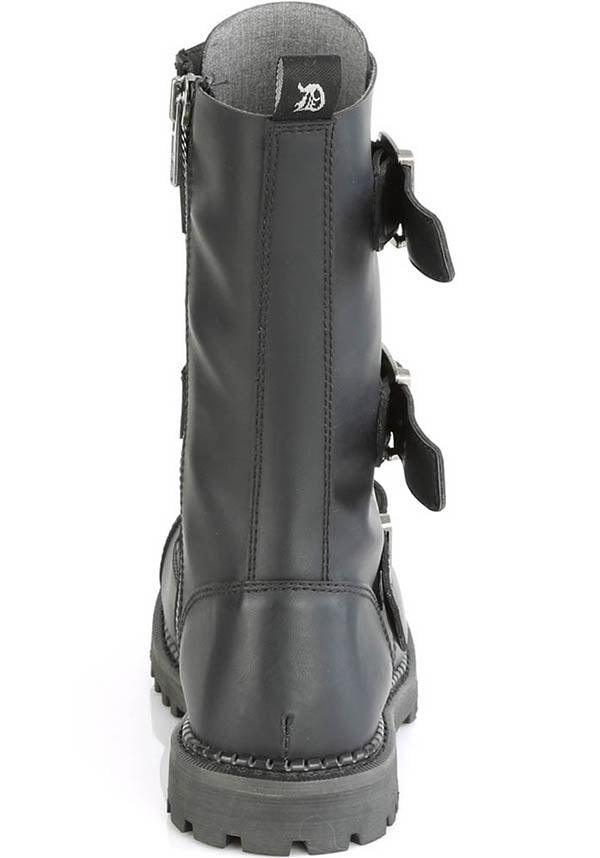 RIOT-12BK Black Unisex Steel Toe Ankle Boots - In Stock