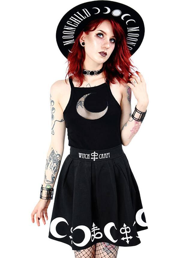 Restyle Moon Mesh Fashionable Women's Top