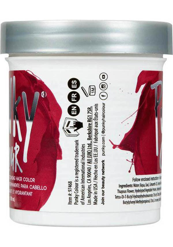 Vibrant Poppy Red Semi - Permanent Conditioning Hair Colour