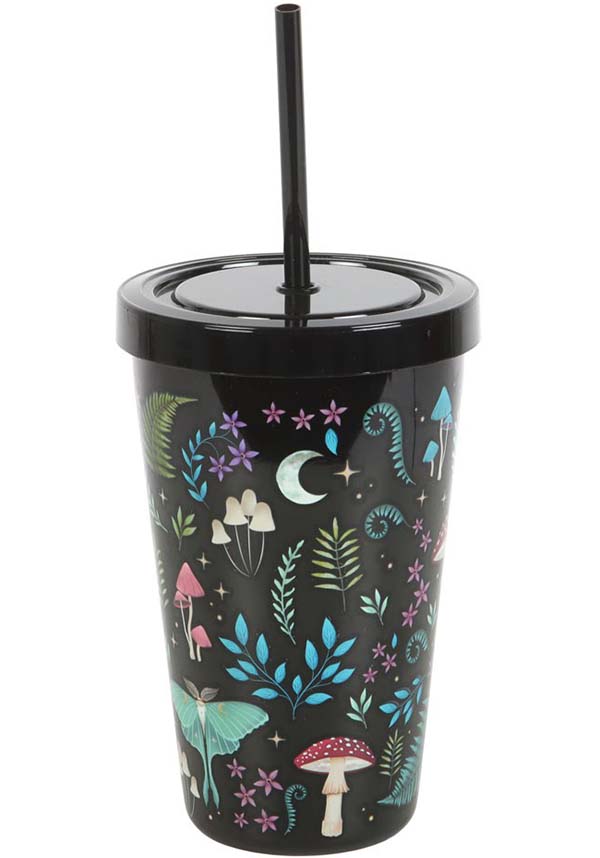Magical Dark Forest Inspired Plastic Tumbler for Drinkware Collection
