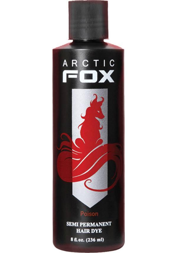Arctic Fox Poison Semi - Permanent Hair Colour, 236ml Fiery Red
