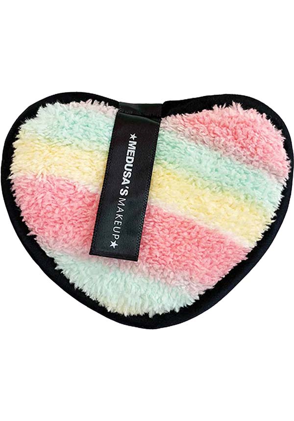 Rainbow-colored Reusable Eco-friendly Makeup Remover Pad for Thoroughly Clean and Fresh Skin