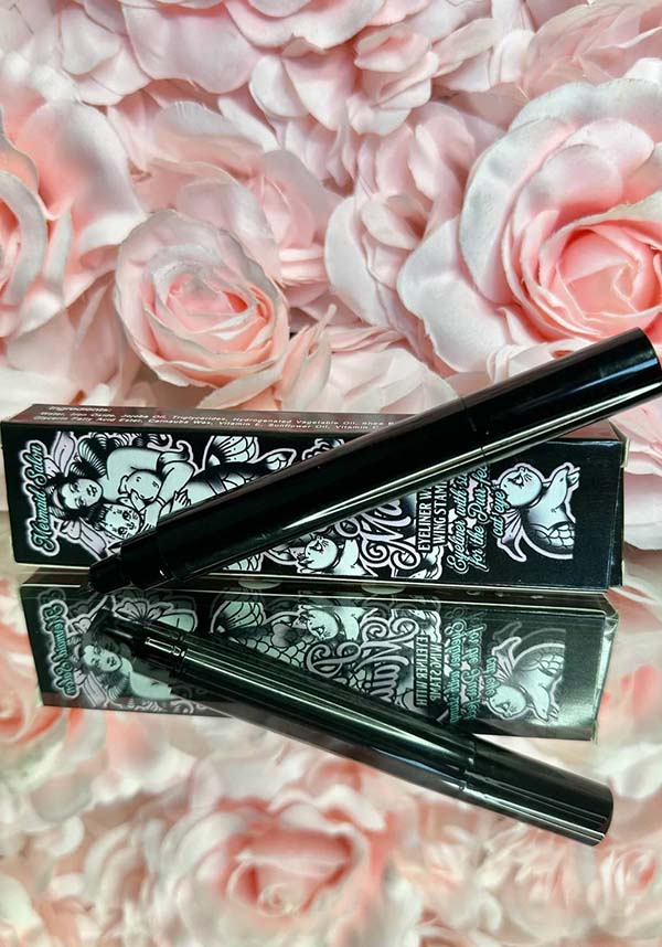 Purrmaid Black Eyeliner Stamp Duo - A Must - Have Makeup Product for Cat Eye Liner