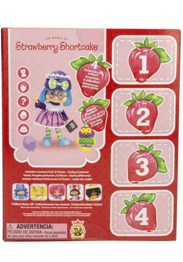 Vintage 5.5 - inch Strawberry Shortcake Plum Pudding Fashion Doll
