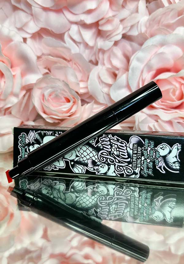 Red Purrmaid Eyeliner Stamp: Ideal for Various Makeup Styles