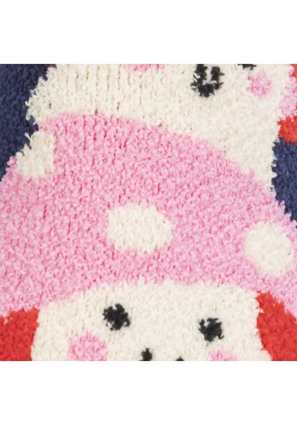 Enchanting Magic Mushroom Crew Slipper Socks for Both Genders