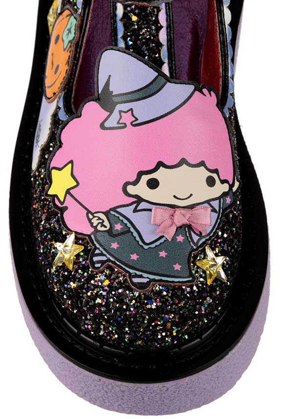 Star Castle CREEPERS - Enchantingly Cute Platform Mary Jane Flats for Halloween and Sanrio Lovers