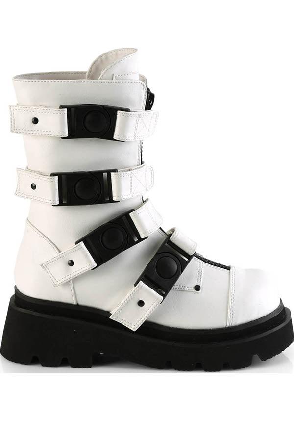 PREORDER - RENEGADE-55 White Calf High Boots