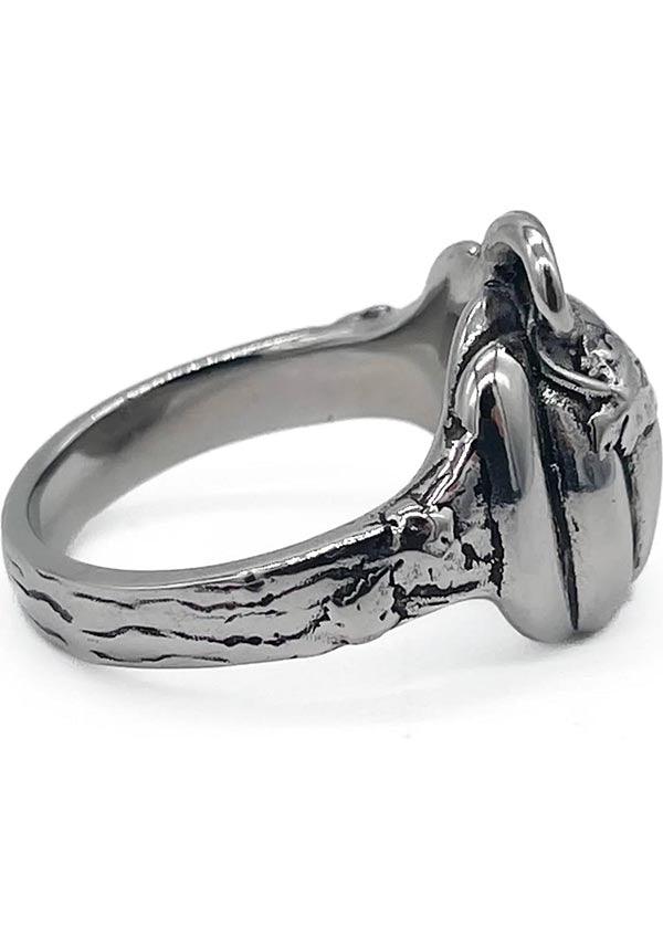 All - Year - Round Stainless Steel Pumpkin - Shaped Ring for Spooky Lovers