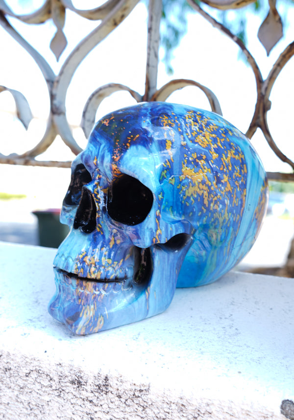 Gothic Decorative Poseidon's Grave Skull Statue