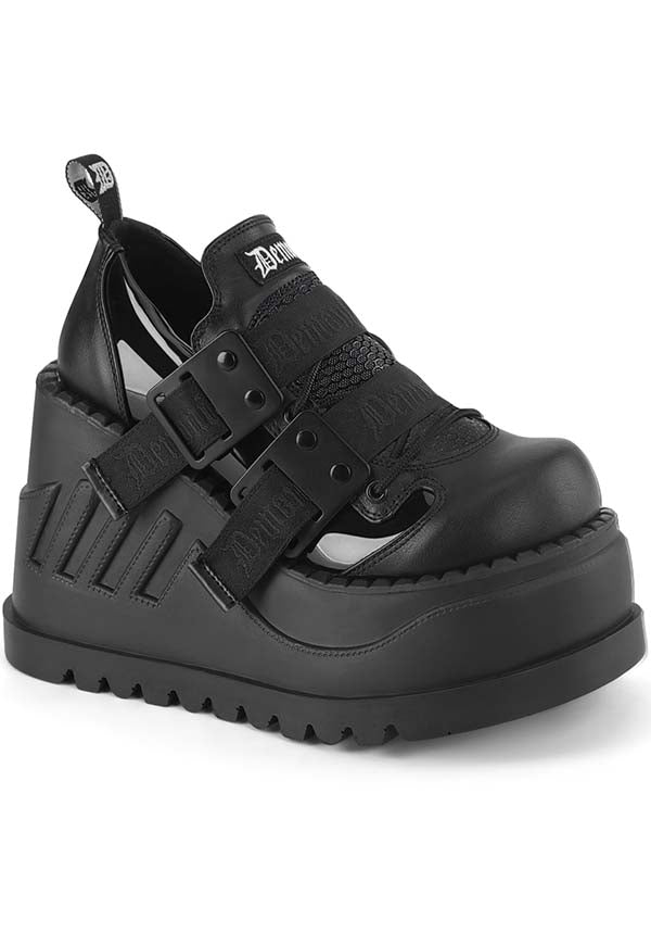 Demonia STOMP-28 Black Platform Boots - Pre-Order Available