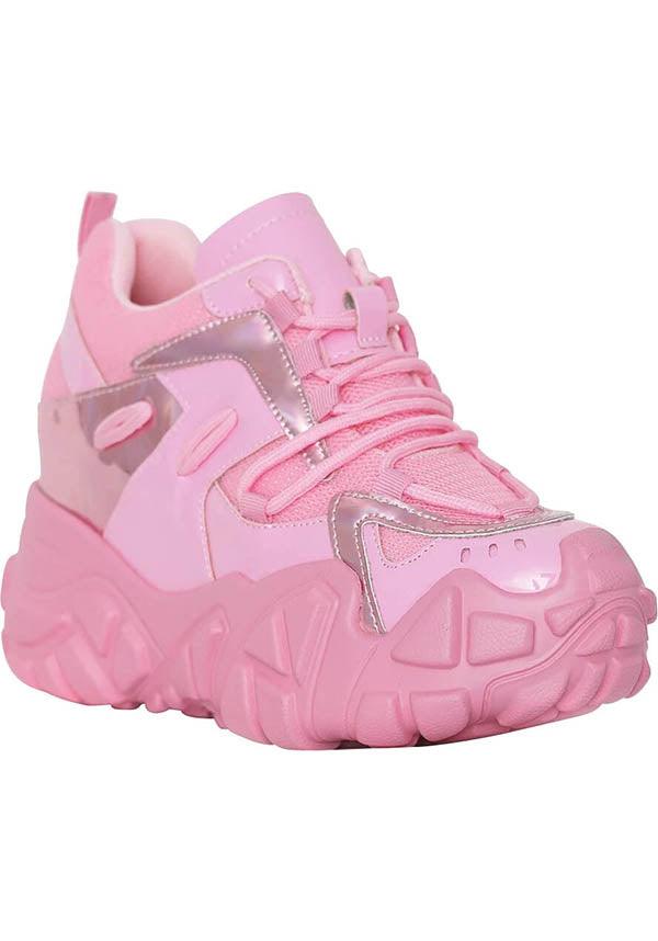 Pink Persimmon 01 Statement Sneakers for Fashion-Forward Individuals