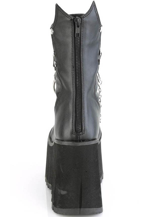 Black KERA-130 Platform Boots - Pre-Order for Alternative Fashion Enthusiasts