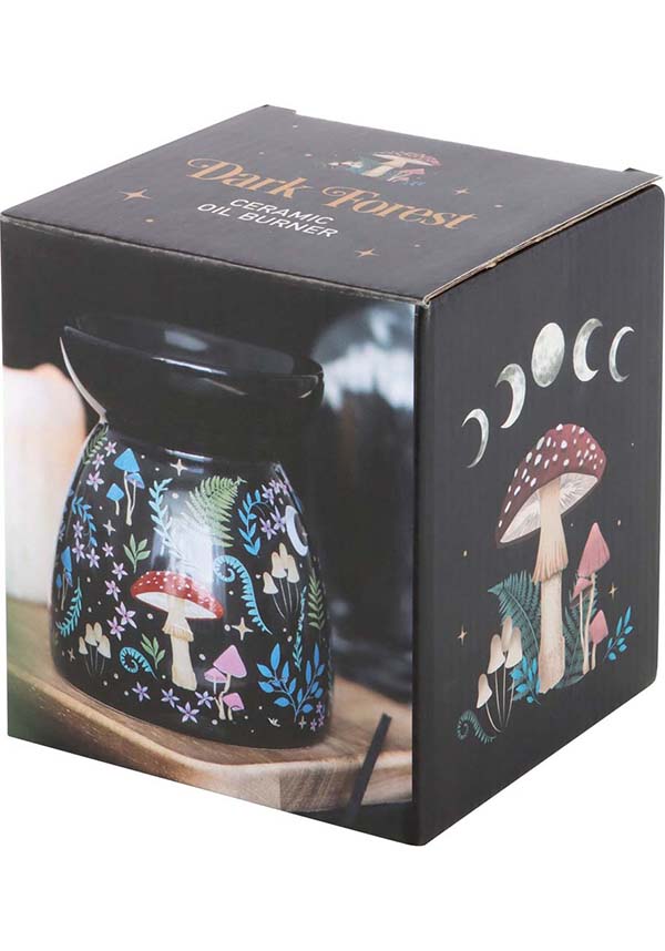 Enchanting Dark Forest Design Oil Burner for Home Scenting