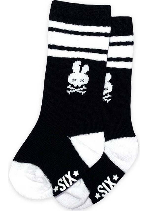 Cute Baby Socks Set in Black and White Colors