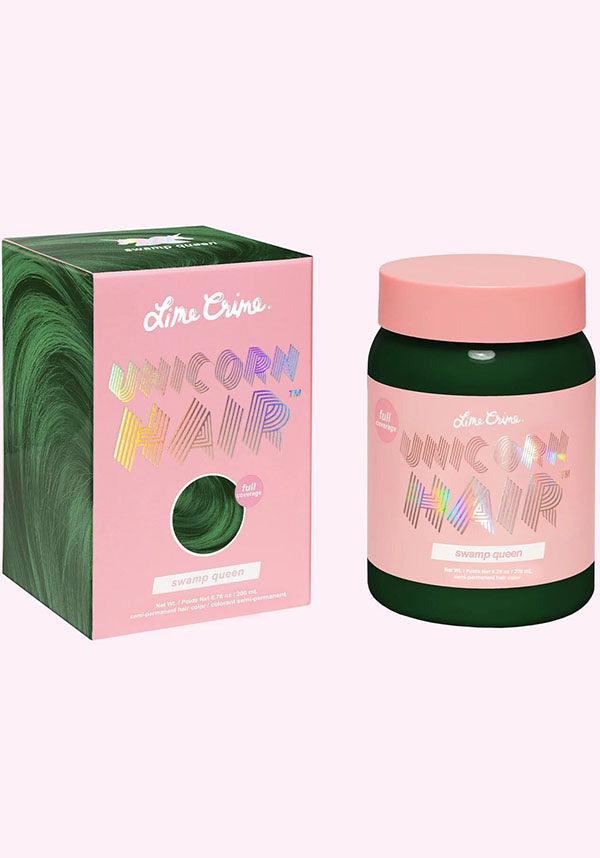 Swamp Queen Unicorn Semi - Permanent Fantasy Hair Colour in Dirty Money Green