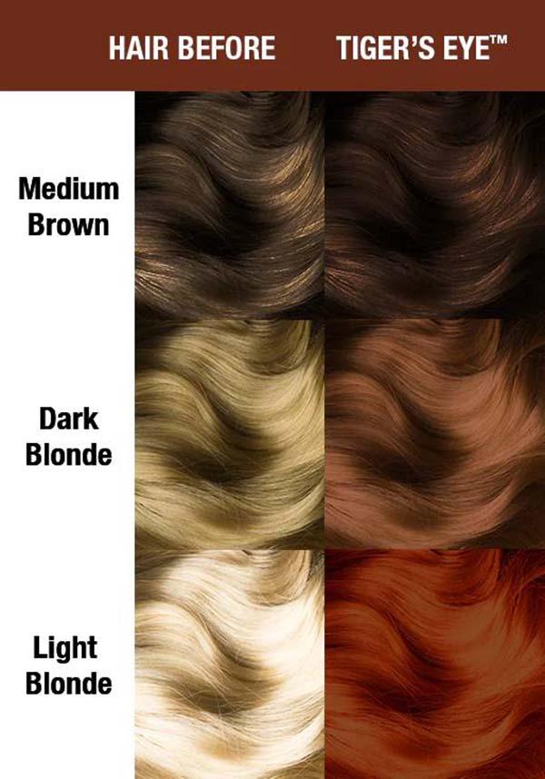 Amplified Tiger's Eye Hair Dye with Warm Red Undertones