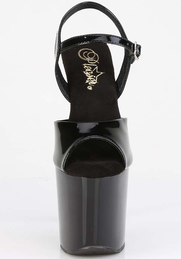 PREORDER - RAZZLE-809 Platform Heels in Black Patent