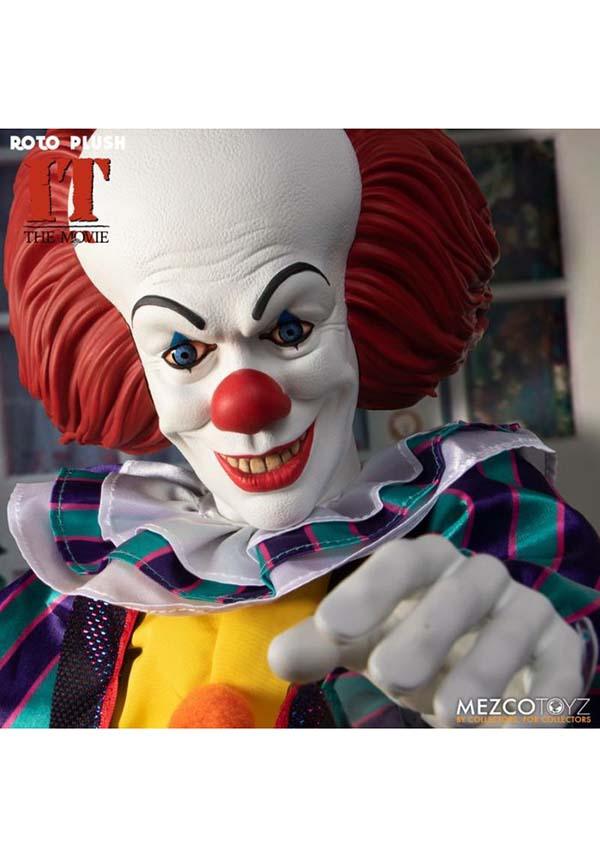 1990 IT Pennywise 18-Inch Rotating Plush Toy - A Creepy Collectible