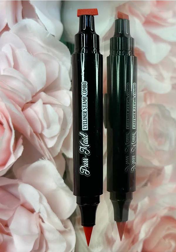 Red Purrmaid Eyeliner Stamp: Ideal for Various Makeup Styles